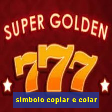 simbolo copiar e colar